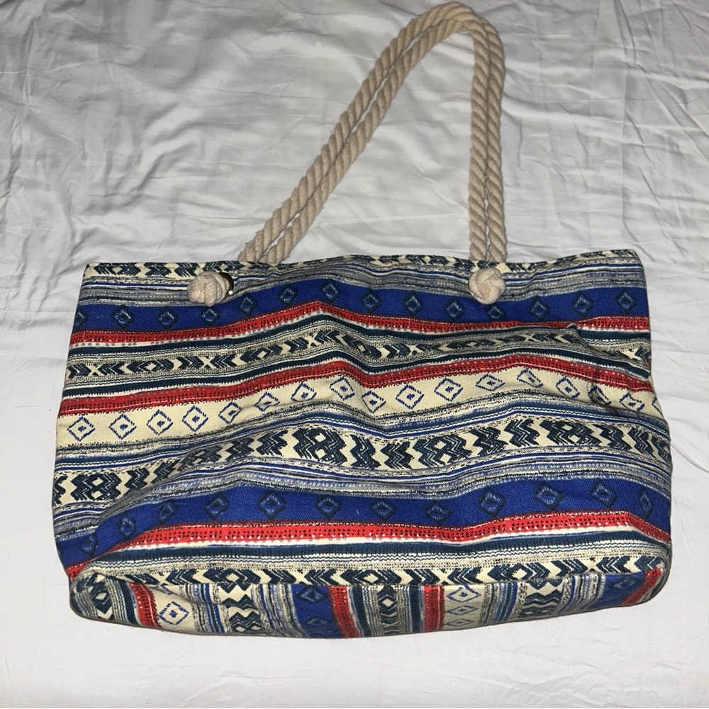 Aztec print bag